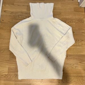 Topshop Oversized Turtleneck - Ivory